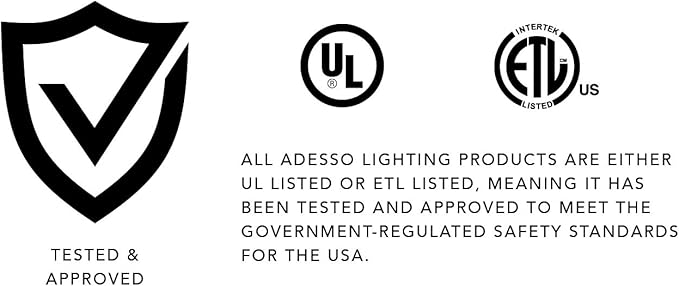 Adesso 1517-22 Linda 21.5" Table Lamp, Steel, Smart Outlet Compatible