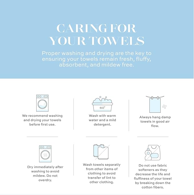 White Classic Luxury Bath Towel Set of 8 Pieces - 100% Turkish Cotton Highly Absorbent Towels for Bathroom, 2 Luxury Bath Towels 700GSM, 2 Hand Towels, 4 Washcloths, Aqua