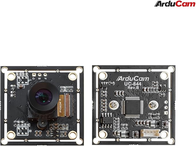 Arducam 100fps Mono Global Shutter USB Camera, 720P OV9281 UVC Webcam Module with Low Distortion M12 Lens Without Microphones, for Computer, Laptop, Android and Raspberry Pi