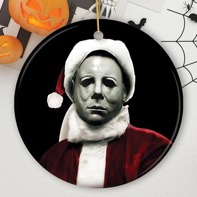 Pop Culture, Movie, and Music Themed Trendy Christmas Ornaments - The Shape's Holiday Presence Ornament (Circle)
