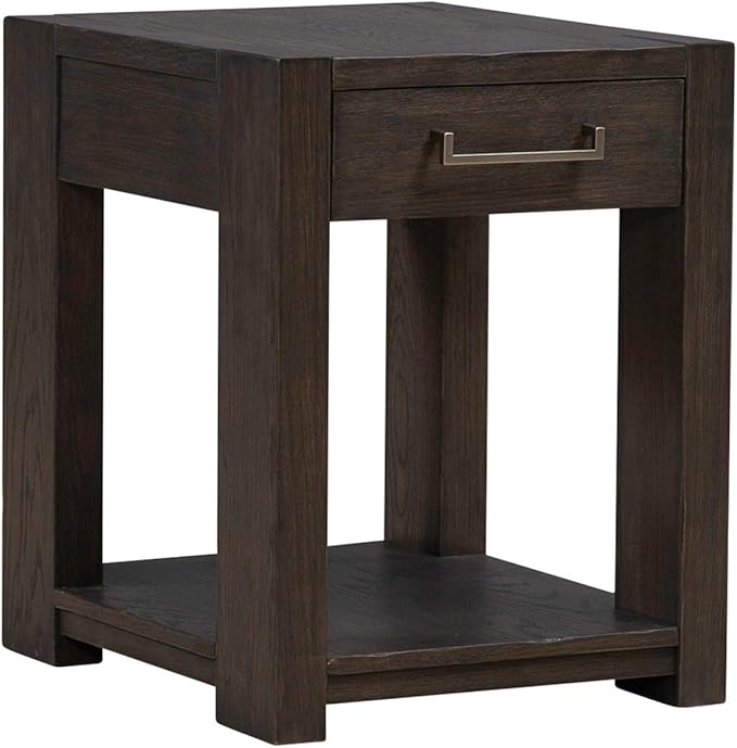 Liberty Furniture Lennox Hill Living Room Chairside Table - Bark