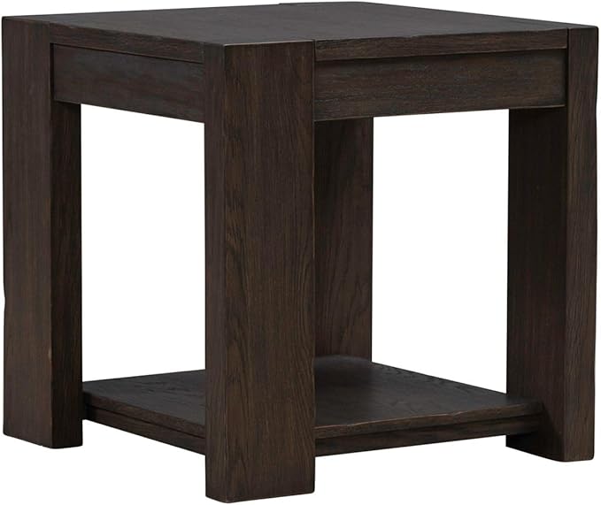 Liberty Furniture Lennox Hill Living Room 3 Piece Set - Lift Top Cocktail Table, 2 End Tables - Bark