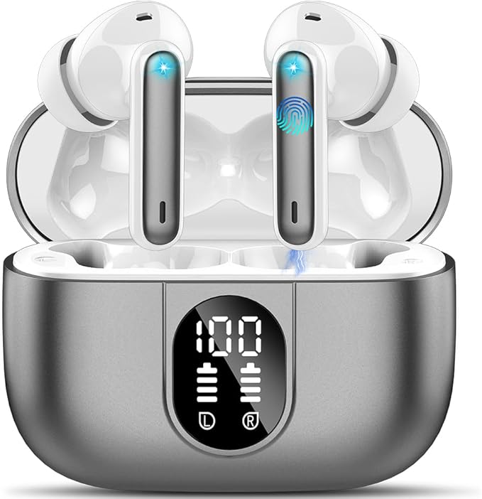 Ai Translation Earbuds Real Time, Simultaneous Interpretation Translator Earbuds with 6 Translation Modes/164 Languages, No Subscription Translatior Headphones, Dark Gray