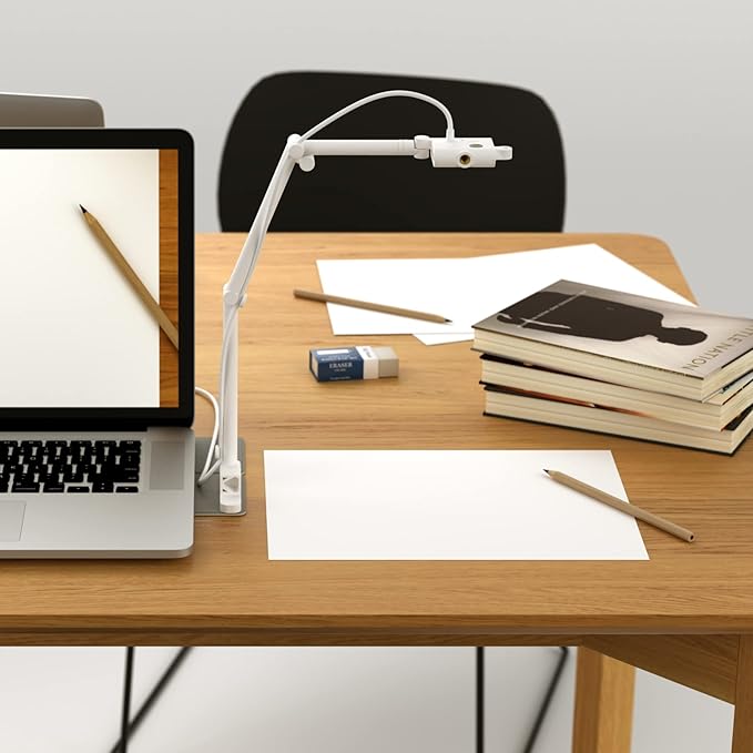 OKIOCAM T 5MP Webcam & Document Camera for Teachers, Compatible with PC, Mac, Chromebooks