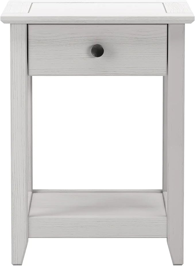 Greenport End Table - Brushed White