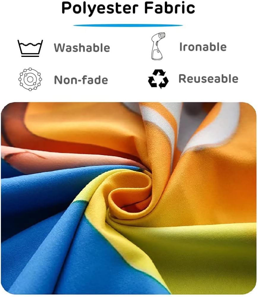 BELECO Tie Dye Tapestry Wall Hanging 60x50 Inch Colorful Spiral Tie Dye Party Decorations Watercolor Rainbow Tapestry 60s 70s Hippie Supplies Tie Dye Tapestries for Bedroom Living Room Dorm Decor
