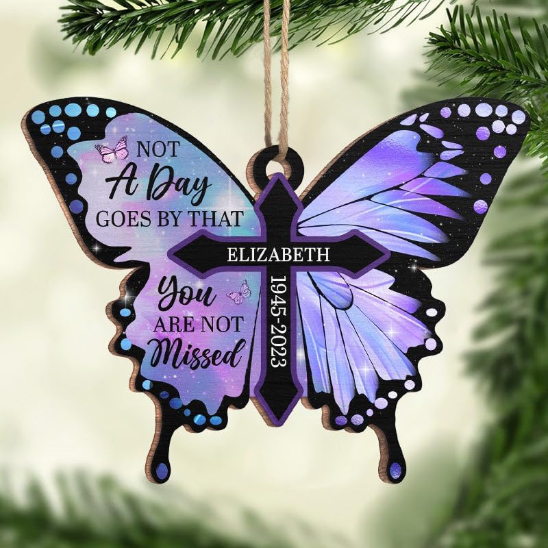 Pawfect House Forever in Our Heart, Personalized Christmas Ornaments, Sympathy Gifts for Loss of Father, Mother, Wooden Christmas Decorations, Housewarming Gift, Memorial Tree Ornaments