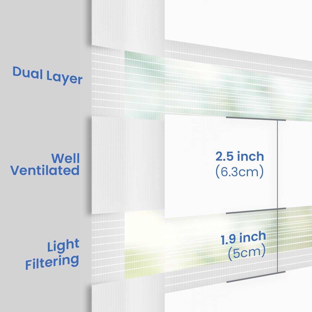 Foiresoft Standard Custom Zebra Roller Blinds for Windows [W10–105 x H10–115 Inch, Black, Basic], Light Filtering Dual Layer Shades for Bedroom, Living Room, Office, 13 Colors