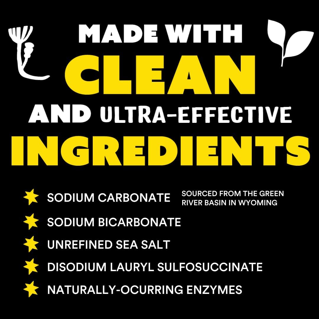 Molly's Suds Unscented Super Powder Detergent | Extra Strength Laundry Soap, Stain Fighting | Sensitive Skin | Simple, Effective Ingredients | 60 Loads