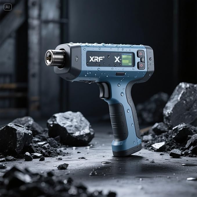 Professional Portable XRF Spectrometer Analyzer - Handheld Metal Alloy Analyzer for Mining, Metallurgy, Recycling | 35+ Element Detection | IP54 Waterproof | with Calibration Certificate
