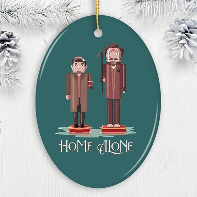 Pop Culture, Movie, and Music Themed Trendy Christmas Ornaments - Home Alone Nutcracker Bandits Ornament