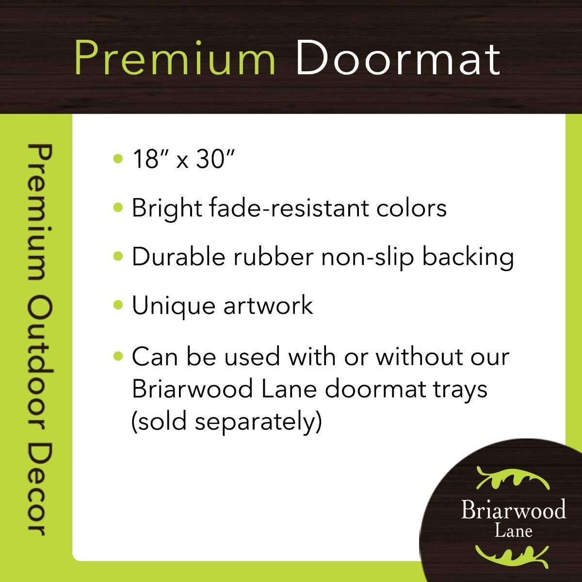 Briarwood Lane Witch Feet Halloween Doormat