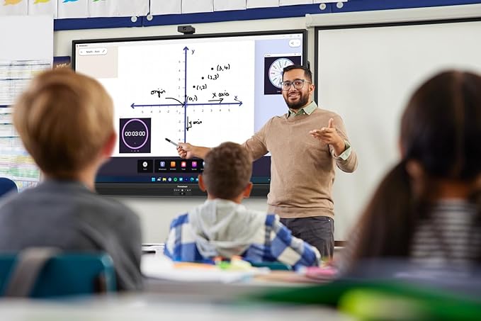 Promethean ActivPanel 10 Premium 86" High Specification Digital Whiteboard for Office or Classroom, 4K UHD, OS Flexible Device, Panel Included, 3 Year Onsite Support