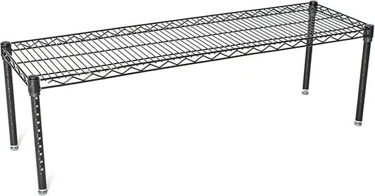 Omega Products Corporation 36" Deep x 48" Wide x 20" High Black Mobile Dunnage Rack