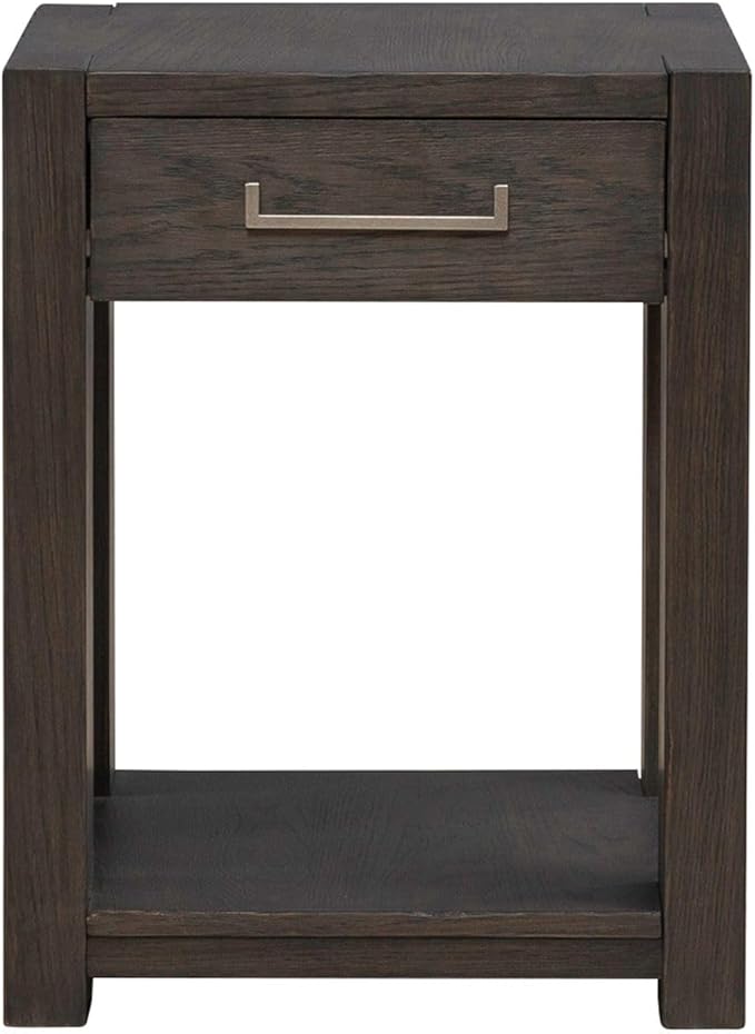 Liberty Furniture Lennox Hill Living Room Chairside Table - Bark