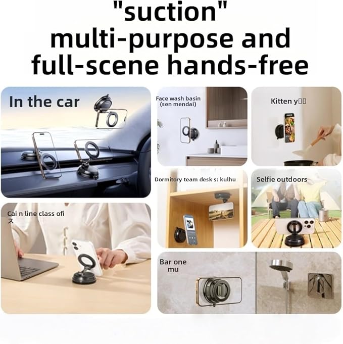 Car Mobile Phone Holder Suspension Central Control Screen Special Hidden Integrated 360 Degree Adjustment Direction Free Paste (MG-ZJ03-HSC)