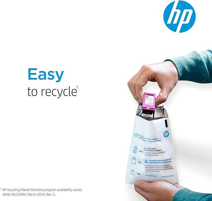 HP 952 Cyan, Magenta, Yellow Ink Cartridges (3-Pack) | Works with Printer Series: OfficeJet 8702, OfficeJet Pro 7720, 7740, 8210, 8710, 8720, 8730, 8740 | Eligible for Instant Ink | N9K27AN