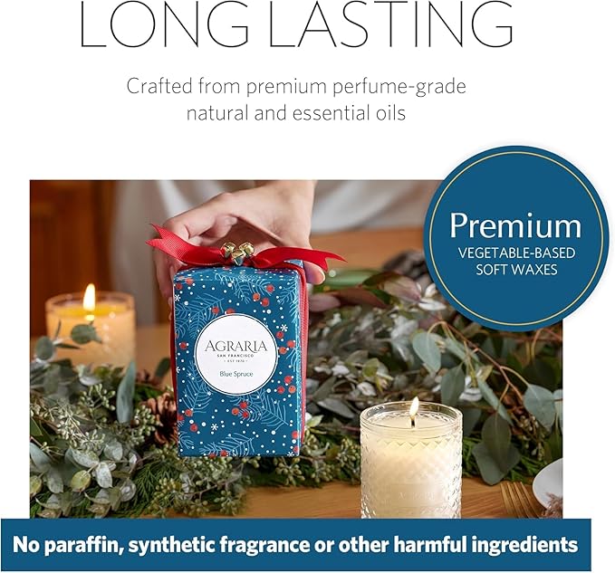 Blue Spruce Holiday Scented Candle, 7oz