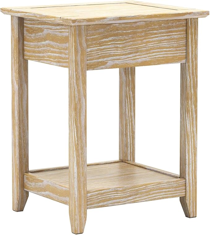 Greenport End Table - Brushed Driftwood