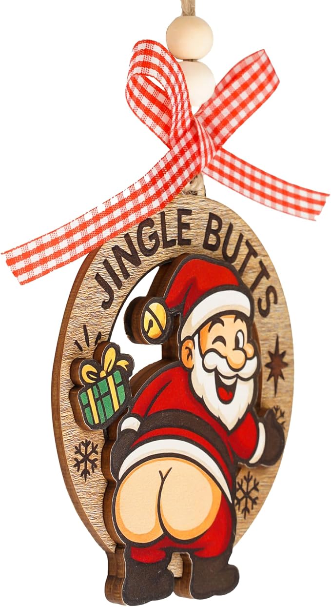 Funny Christmas Ornaments - Funny Gag Gifts - Santa Ornament - White Elephant Ornament - Unique Christmas Ornaments - Xmas Gifts for Adult - car Hanging Accessories DuduCraft ONM-103 Trum Map