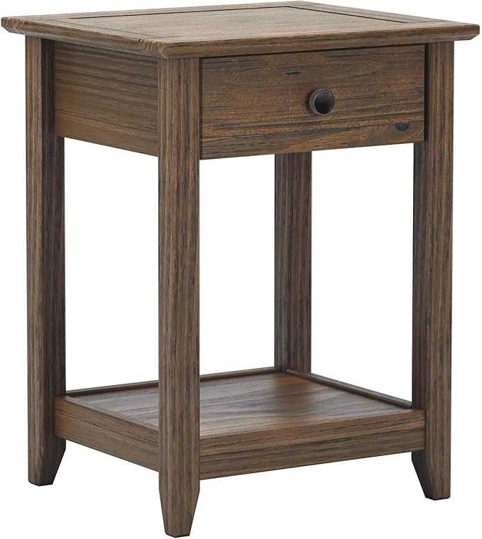 Greenport End Table - Brushed Walnut