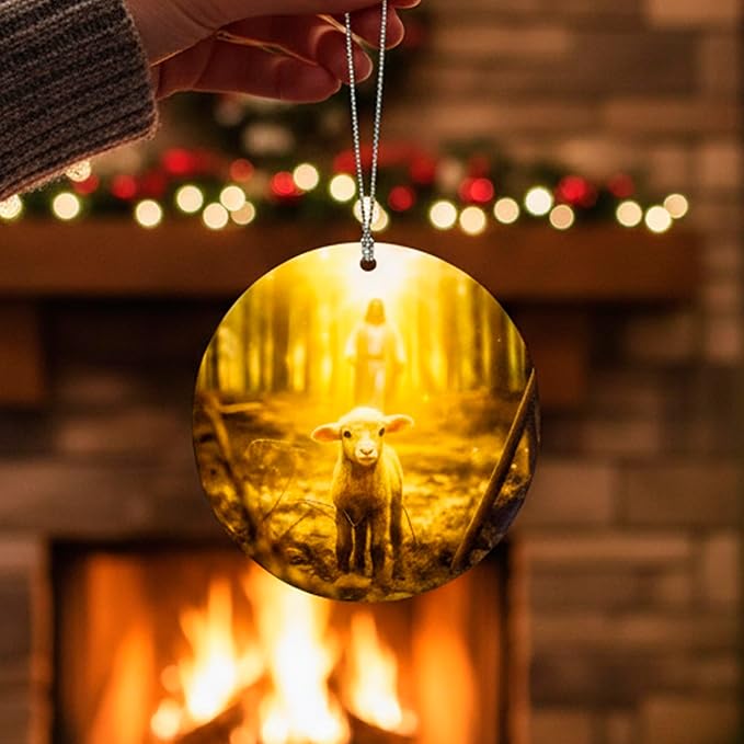 Christmas Ornament 2025 - Nativity Christmas Ornaments - Regilious Christian Gifts for Women | Men - Christian Christmas Ornaments - Easter Decor - Christmas Decor Xmas Tree Decoration