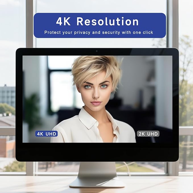 Webcam with Light, 1080p Webcam for PC with Microphone, USB Computer Camera for Desktop, Web cam with Tripod, Plug and Play, Adjustable Lighting