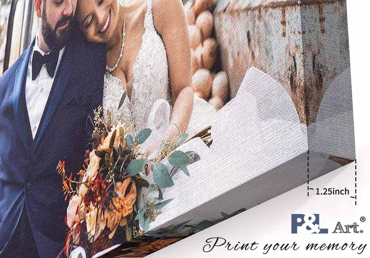 Personalized Custom Canvas Prints: Photo On Canvas (Framed Canvas, 8x8) Transform Your Photos into Stunning Framed Wall Art Digitally Printed Photo To Canvas Ideal for Home Decor, Gifts Keepsakes.