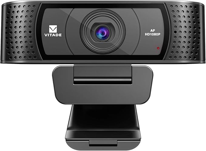 HD Webcam 1080P with Microphone & Cover Slide, 928A Pro USB Computer Web Camera Video Cam for Streaming Gaming Conferencing Mac Windows PC Laptop Desktop