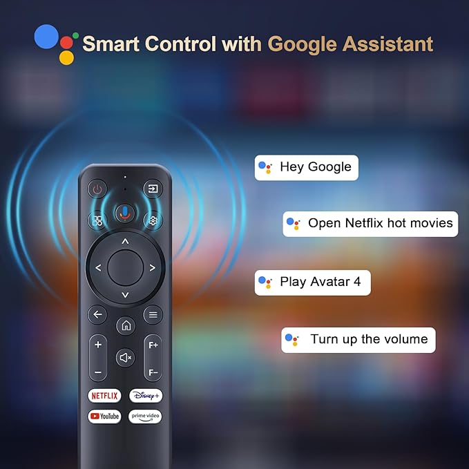 [Built-in Apps/GoogIe TV/1500ANSI] Smart Projector 4K Supported with WiFi and Bluetooth, GoogIe Voice, Zoom&Keystone, 180°Stand, HDR10, Goiaey C26 Portable Mini Projector for Movie/Home Theater Use