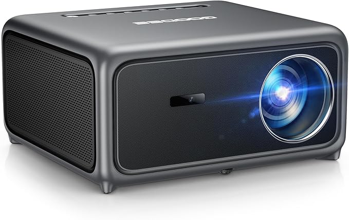 GooDee 4K Smart Projector with WiFi & Bluetooth - 3000 ANSI UHD, ToF Auto Focus Keystone MEMC, Dolby Audio Home Theater Video Projector Built-in Streaming Apps, Indoor & Outdoor Movies, Gaming