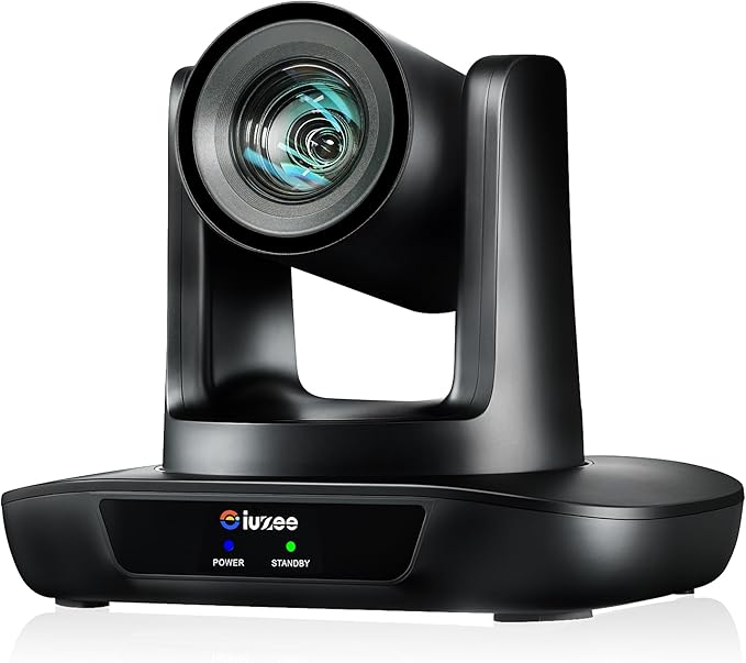 AI Auto Tracking PTZ Camera 3G-SDI/USB3.0/HDMI/LAN PoE 30X Optical and 8X Digital Zoom Live Streaming Camera 1080P 60FPS for Church Services Worship Education Events vMix OBS YouTube