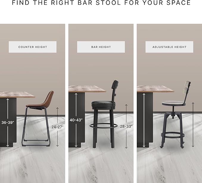 Signature Design by Ashley Pinnadel 30" Modern Swivel Pub Height Barstool, Light Brown