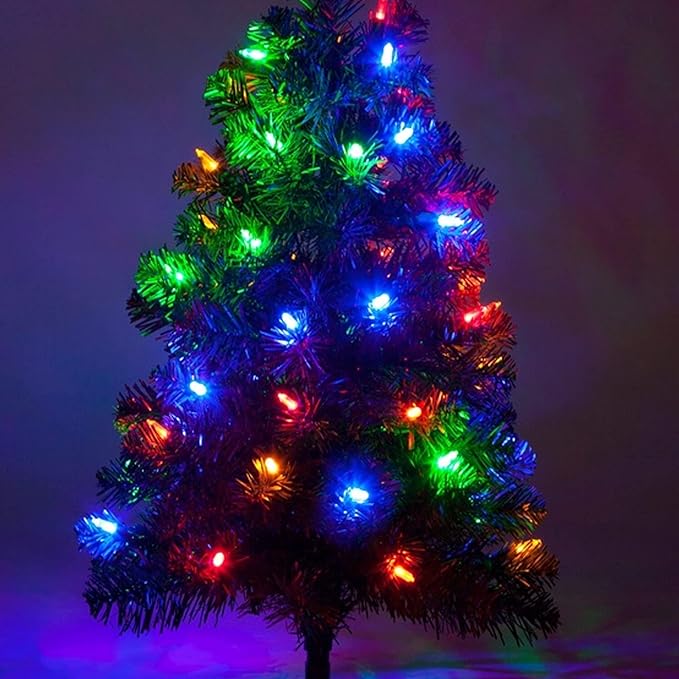 Dazzle Bright Christmas Mini String Lights, 8 Pack Total 128FT 400LED Batter Operated Waterproof Fairy Lights with 8 Modes for Xmas Indoor Outdoor Yard Garden Holiday Decorations (Multi-Colored)