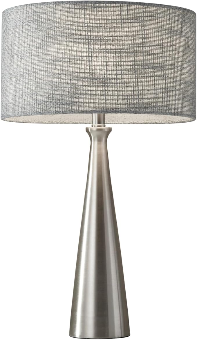 Adesso 1517-01 Linda 21.5" Table Lamp, Black, Smart Outlet Compatible