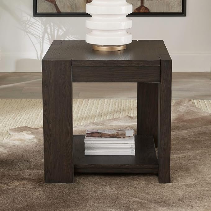 Liberty Furniture Lennox Hill Living Room End Table - Bark