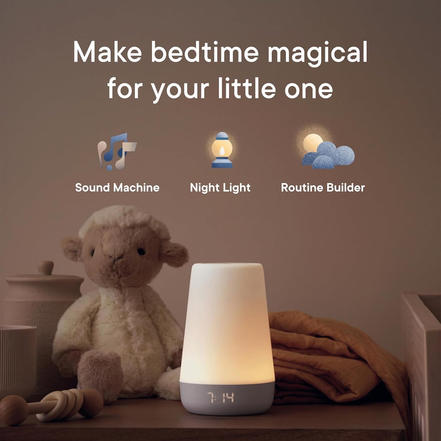 Hatch Baby Sleep Bundle: Home & Travel Sound Machines Includes Rest 2nd Gen and Portable Rest Go (Putty)