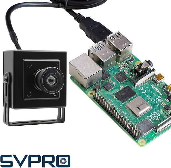 SVPRO 5MP 30FPS USB Camera Wide Angle Video Camera for Computer,IMX335 Sensor High Resolution Small USB Security Camera for 3D Printer,Laser Engraver,Machine Vision