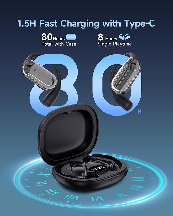AI Translation Earbuds Real Time,188 Language Translator Earbuds,Bluetooth 6.1 Audifonos Traductores Inglés Español,OWS 4-in-1 Translation Headphones,Translator Headphones Suitable for Travel Learning