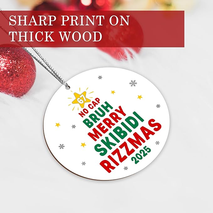 67 Christmas Ornament, 67 Ornaments for Xmas Tree, Funny Christmas Ornaments 2025, 6 7 Meme Ornament for Teens, Six Seven Gifts, Gag Gifts for Teens, Teen Girls Trendy Stuff