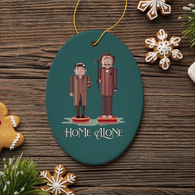 Pop Culture, Movie, and Music Themed Trendy Christmas Ornaments - Home Alone Nutcracker Bandits Ornament