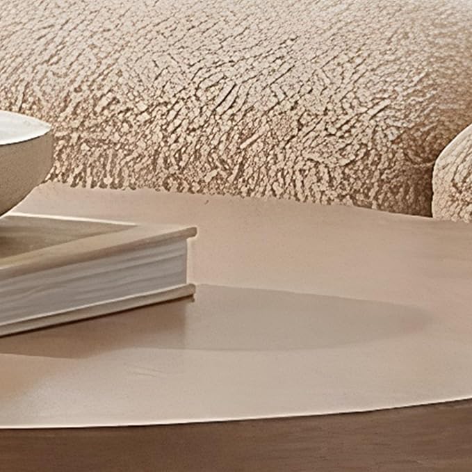 Round Coffee Table Set of 2, Nesting Coffee Tables with Storage,Living Room Table Set,Modern Wood Center Table for Living Room,Apartment,31.5" & 18" Coffee Table Set,Gray
