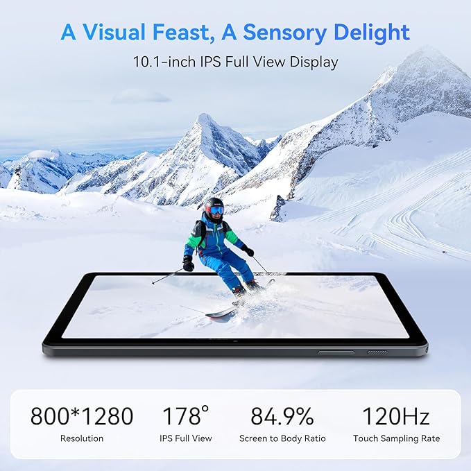 Tablet 2026 Android Tablets 10 Inch, Electronics Tablets with Keyboard, 18GB RAM 128GB ROM /2TB TF, Gemini AI 2 in 1 Tablet with Pen, 6000mAh, 1080P, BT5.0, GPS, OTG, Suitable for Study and Office