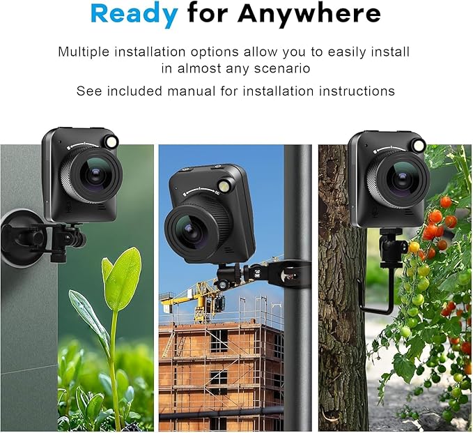 Time Lapse Camera, 4K FHD Timelapse Camera for Outdoor, Equipped with IP66 Waterproof, 64GB TF Card, 180 Days Standby for Recording Construction, Plant Growth, Weather Change