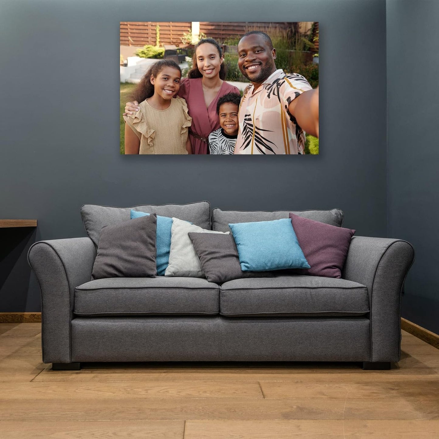 Custom Canvas Prints with Your Photos Custom Wall Art Personalized Canvas Pictures for Pet/Family Gifts for Mom/Men/Women (24'' W x 24'' H)