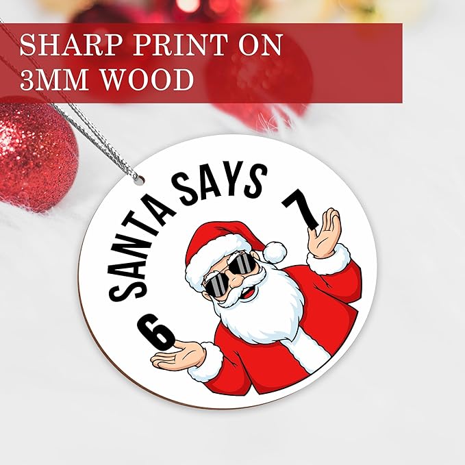67 Christmas Ornament, 67 Ornaments for Xmas Tree, Funny Christmas Ornaments 2025, 6 7 Meme Ornament for Teens, Six Seven Gifts, Gag Gifts for Teens, Teen Girls Trendy Stuff