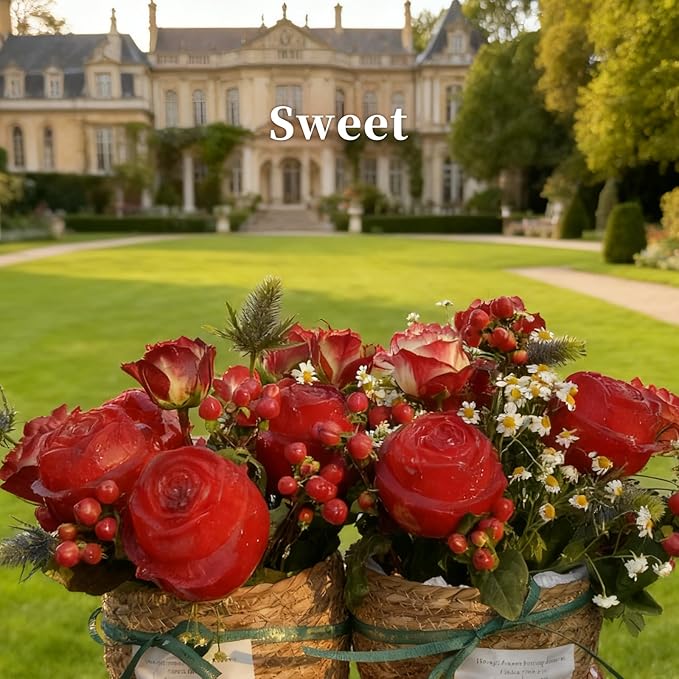 KRD Sweet Scented Candle for Bedroom, 6.4oz Coconut Soy Wax, 42H Long Lasting Burn, Romantic Floral Fragrance with Lid