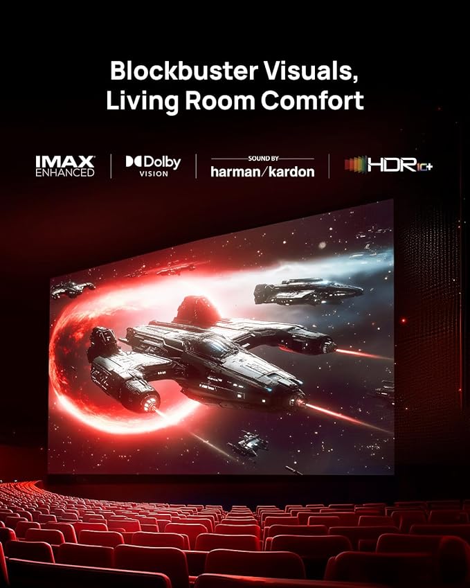 XGIMI HORIZON 20 4K RGB Triple Laser Home Projector, 3200 ISO Lumens, Google TV with Licensed Netflix, Optical Zoom & Lens Shift, IMAX Enhanced, Dolby Vision, 300" Display, 240Hz, 1ms Input Lag