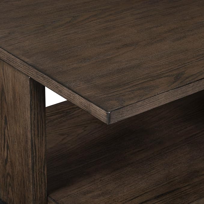 Liberty Furniture Harrison Cocktail Table for Living Room - Espresso Brown Oak