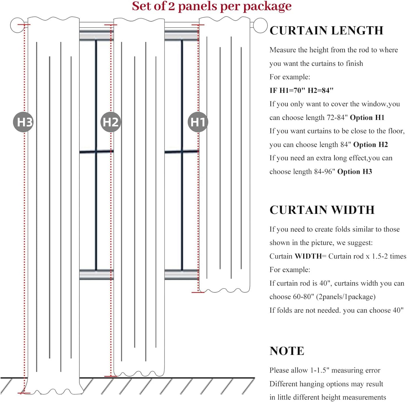 Cream White Blackout Drapes 96 Inches Long 2 Panels, Linen Room Darkening Fabric Thick for Bedroom Viral Pinch Pleated Window Curtains 96 Inches Long with Hooks Sound Deadening Insulated Thermal Cute